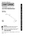 Craftsman 358.799452 Operator`s manual