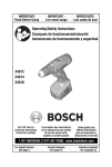Bosch 34612 - 12 Volt Compact Tough Drill Driver Specifications
