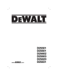 DeWalt D25831 Technical data