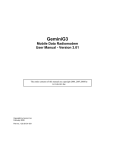 CalAmp GEMINI G3 User manual