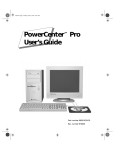 PowerCenter Minitower 166 User`s guide