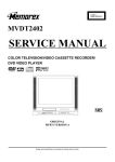 Memorex MVDT2402 Service manual