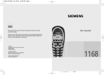 Siemens 1168 User guide