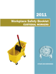 Safety Booklet - Custodial Workers