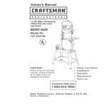 Craftsman 137.224140 Operating instructions