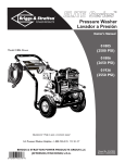 Briggs & Stratton 01805 Owner`s manual