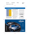 Mazda 2002 Millenia Owner`s manual