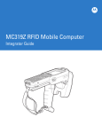 Motorola MC319Z RFID Specifications