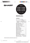 Sharp R-305A Specifications