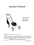 MTD 378Q Operator`s manual