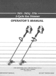 Ryobi TB720r Operator`s manual