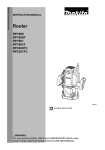 Makita RP1800F Instruction manual