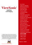 ViewSonic VX2439w User guide