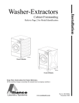 Alliance Laundry Systems CFD14C Specifications