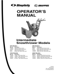 Simplicity 7555M Operator`s manual