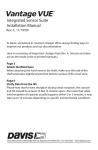 DAVIS Anemometer Transmitter Kit Installation manual