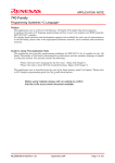 Renesas 740 Family Specifications