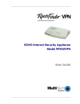 Multitech RF550VPN User guide