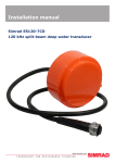 Simrad ES120-7CD -  REV A Installation manual
