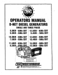 Westerbeke 12.0KW - 50Hz EDT Installation manual