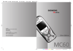 Siemens MC60 User guide