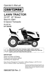 Craftsman 917.25432 Operator`s manual