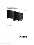 Philips 26HFL3381D/10 User manual