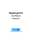 MapAsia MapKing!G10 User manual
