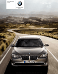 BMW 750 - Owner`s manual