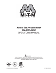 Mi-T-M MH-0150-NM10 Operator`s manual