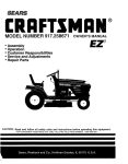 Craftsman EZ3 917.258671 Owner`s manual