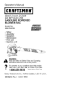 Craftsman 358.794730 Operator`s manual