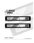 PYLE Audio PYLE PRO PDCD200N Owner`s manual