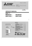 Mitsubishi MSZ09UN Service manual