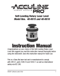 AccuLine 40-6515 Instruction manual