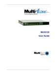 Multitech FaxFinder V.34 Fax Servers FF Model Series User guide