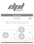 DPL Pool Equipment 100 HPRA-410 Owner`s manual
