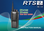 RTS DV-3066 Instruction manual