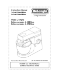 DeLonghi 34655 Instruction manual