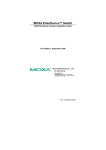 Moxa Technologies EtherDevice EDS-510A Series Installation guide