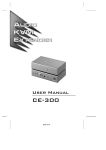 ATEN CE-300 User manual