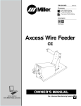 Miller Electric OM-220 390F Owner`s manual