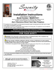 Serenity MQZDV1917 Operating instructions