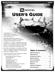 Maytag Clothes Washer User`s guide