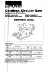 Makita 5620DWB Instruction manual