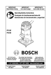 Bosch PR10E Specifications