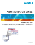 Vaisala Veriteq viewLinc 4.0 User guide
