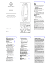 Mercedes-Benz Audio 50 Operating instructions