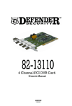 Defender Security 82-13110 Owner`s manual