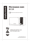 Morphy Richards 30CGR Specifications